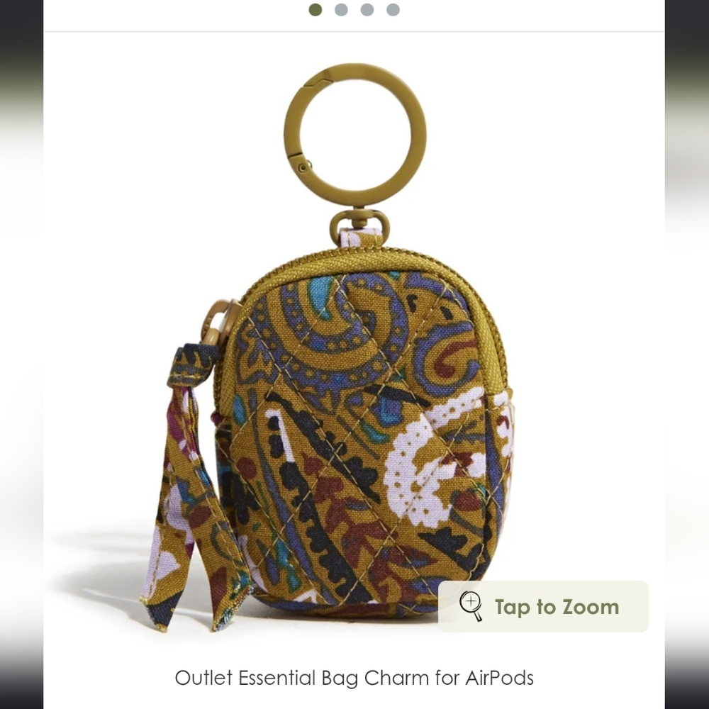 Vera Bradley Multicolor Bag Charm